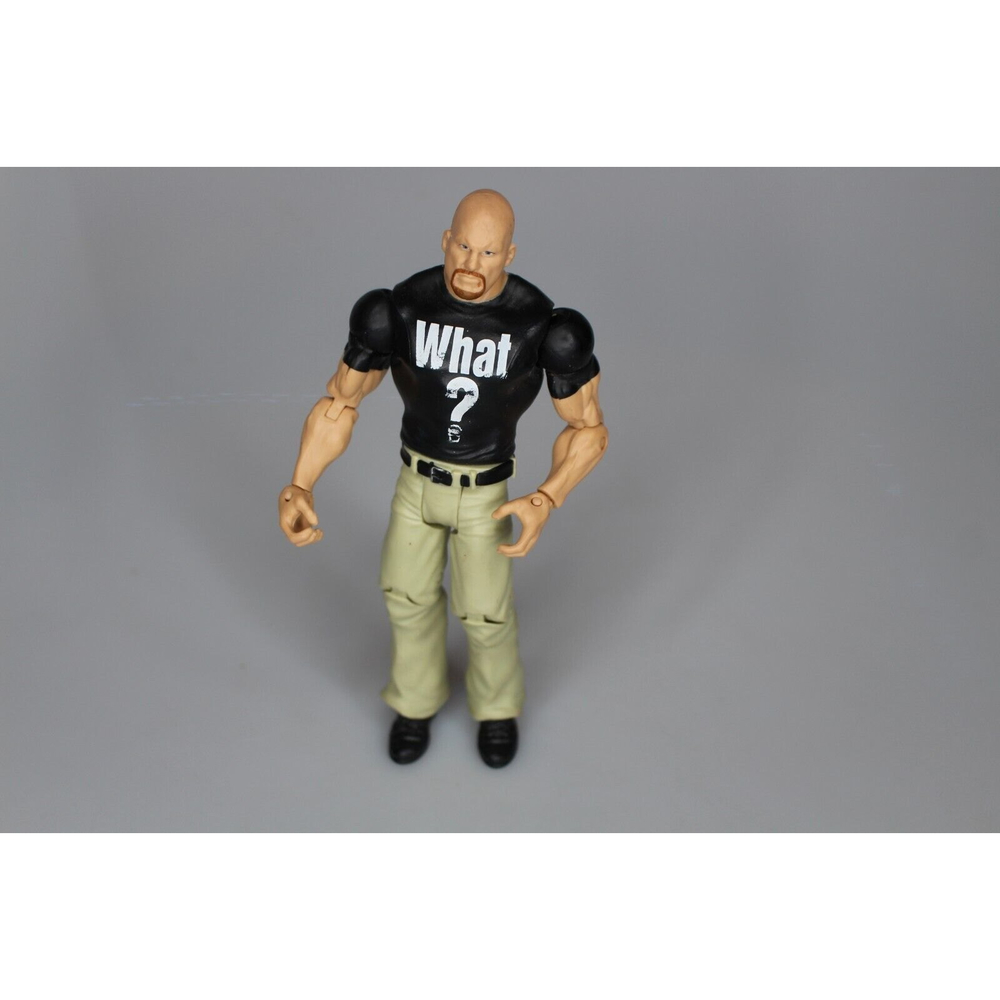 Mattel WWE Stone Cold Steve Austin 2011 WHAT ? Figure Smoking skull
